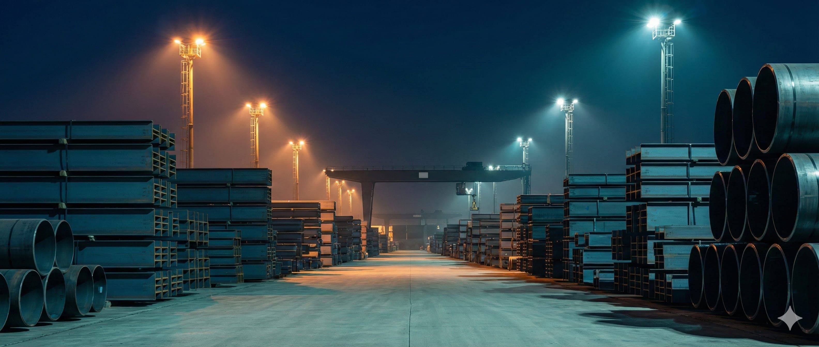 Heavy Industrial Steel Yard